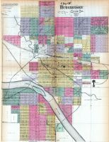 Hutchinson City, Kansas State Atlas 1887